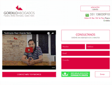 Tablet Screenshot of gordilloabogados.com.ar